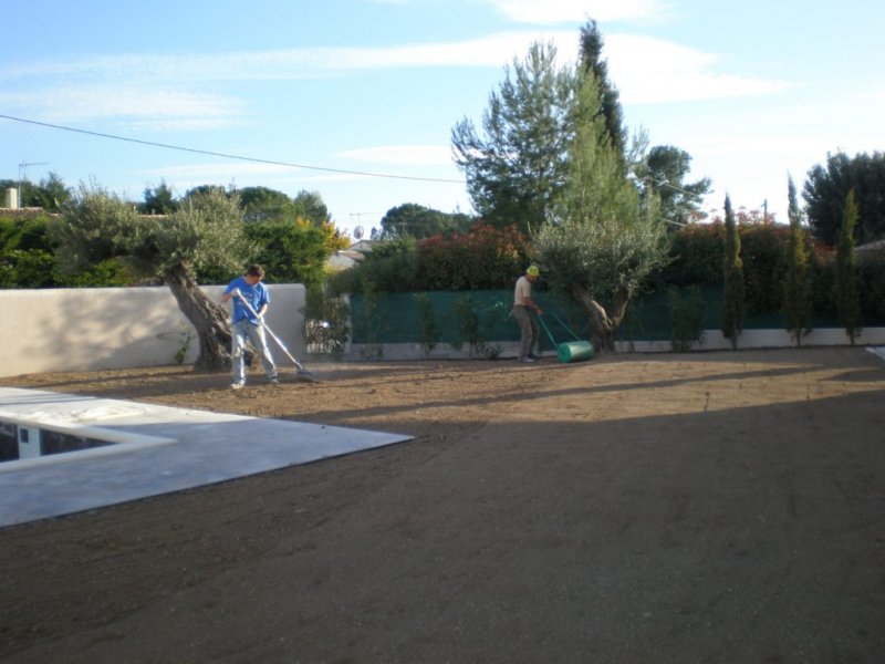 Devis création de jardin pour construction maison Montpellier