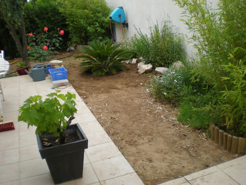 Création de petit jardin